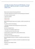 ATI Pharmacology Proctored 2019 Retake 1 Exam GRADED A.pdf