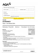 2023 AQA GCSE DRAMA 8261/W Component 1 Understanding Drama Question Paper & Mark scheme (Merged) June 2023 [VERIFIED]