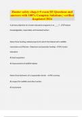 Hunter safety chap&period;1-9 exam &vert;85 Questions and answers with 100&percnt; Complete Solutions &vert; verified &updated 2024