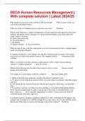 DECA Human Resources Management &vert; With complete solution &vert; Latest 2024&sol;25