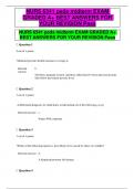 NURS 6541 peds midterm EXAM GRADED A&plus; BEST ANSWERS FOR YOUR REVISION Pass