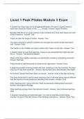 Peak Pilates Exam Bundle (Graded A)