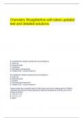  Chemistry Straighterline with latest updated test and detailed solutions.