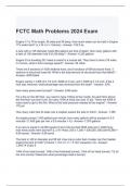 FCTC Math Problems 2024 Exam Questions and Answers 
