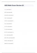 GED Math Exam Review Q1 Correct Answer&period;