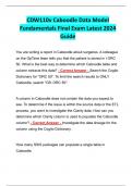 CDW110v Caboodle Data Model Fundamentals Final Exam Latest 2024 Guide