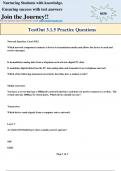 TestOut 3.1.5 Practice QuestionsQuestions and Answers(Actual exam questions/frequently tested questions and answers)100% Verified