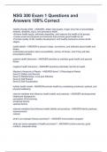 NSG 300 Exam 1 Questions and Answers 100&percnt; Correct