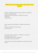 CMIS 526 Exam with questions and 100&percnt; Correct answers