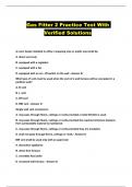 Gas Fitter 2 Practice Test With Verified Solutions