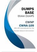 Newest CWNP CWNA-109 Dumps (V8.02) - The Ultimate Path to Pass CWNA-109 Exam