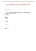 PSYC 102 QUIZ 5 2024&vert; ALREADY ANSWERED AND GRADED A&plus; 