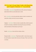 SCCJA Unit 2 Exam Study Guide with Questions and Complete Solutions &lpar;A&plus; Guaranteed&rpar;