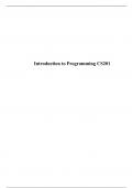 Introduction to programming 