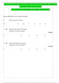 AQA GCSE MATHEMATICSSPECIFICATION (8300/3F) PAPER 3 FOUNDATION TIER EXAM  (AUTHENTIC MARKING SCHEME PROVIDED)