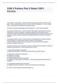 CHN 2 Prelims Part 2 Rated 100&percnt; Correct&period;