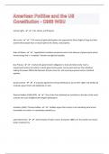 American Politics and the US Constitution - C963 WGU 548 Questions with 100&percnt; Correct Answers &vert; Verified &vert; Updated 2024