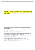  A package deal for CBSPD Exam questions and answers latest top score&period;