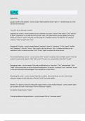 EPIC Verified answers latest update 