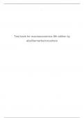 Test bank for macroeconomics 9th edition by abel bernanke croushore