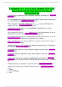 Xactimate Lvl 1 Cert&period; Latest Update 2024-2025 Questions and Verified Correct Answers Guaranteed A&plus;