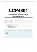 LCP4801 Assignment 1 Solutions Semester 1 2024