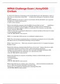 HIPAA Challenge Exam &vert; Army&sol;DOD Civiliam