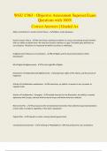 WGU C963 - Objective Assessment Superset Exam Questions with 100&percnt; Correct Answers &vert; Graded A&plus;
