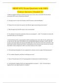 NRNP 6552 Exam Questions with 100% Correct Answers | Graded A+