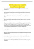 AUD Exam Questions with 100&percnt; Correct Answers &vert; Graded A&plus;