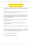 FAR Exam Questions with 100&percnt; Correct Answers &vert; Graded A&plus;
