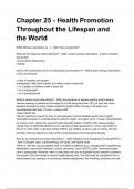 Chapter 25 - Health Promotion Throughout the Lifespan and the World