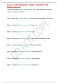HAZMAT FRO Exam Latest 2023&lpar;91 Questions with Solutions&rpar;Latest&period;