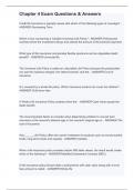 Chapter 4 Exam Questions & Answers