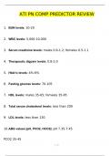 ATI PN COMP PREDICTOR REVIEW 100&percnt; CORRECT LATEST UPDATE 20242025