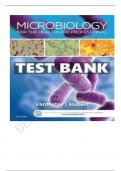 Complete Test Bank Microbiology for the Healthcare Professional 2nd Edition Van Meter Questions & Answers with rationales (Chapter 1-25)