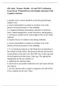 620 Adult - Women's Health - AG and FNP Certification Exam 4th ed&period; Winland-Brown and Dunphy Questions With Complete Solutions
