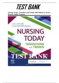 TEST BANK FOR NURSING TODAY TRANSITION AND TRENDS 10TH EDITION BY ZERWEKH Complete chapters