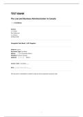 Test Bank -Law and Business Administration in Canada &lpar;15th Edition&rpar; &ndash; Comprehensive Study Notes & Exam Practice Guide 2026