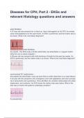 Diseases for CPH, Part 2 - EKGs and relevant Histology questions and answers