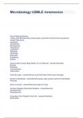 Microbiology USMLE mnemonics  questions and answers  Rated A+