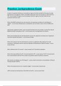 DC PT Jurisprudence exam Package deal latest update