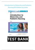 (Download All Chapters of) Introduction to Maternity and Pediatric Nursing 8TH Edition by Leifer