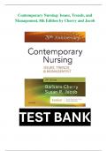 (Download) (Chapters for) Contemporary Nursing Issues, Trends, and Management, 8th Edition by Cherry and Jacob
