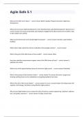 Agile Safe 5&period;1&lpar;question n answers&rpar;verified already passed