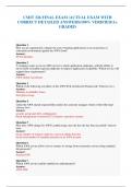 CMIT 326 FINAL EXAM &sol;ACTUAL EXAM WITH CORRECT DETAILED ANSWERS&sol;100&percnt; VERIFIED&sol;A&plus; GRADED