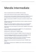 Mendix Intermediate WITH COMPLETE SOLUTIONS