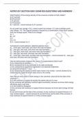 ASTRO 001 SECTION 005V EXAM #28 QUESTIONS AND ANSWERS