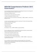 NGN RN Comprehensive Predictor 2019 Form B and C