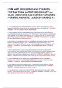 NGN VATI Comprehensive Predictor REVIEW EXAM LATEST 2023-2024 ACTUAL EXAM QUESTIONS AND CORRECT ANSWERS &lpar;VERIFIED ANSWERS&rpar; &vert;ALREADY GRADED A&plus;